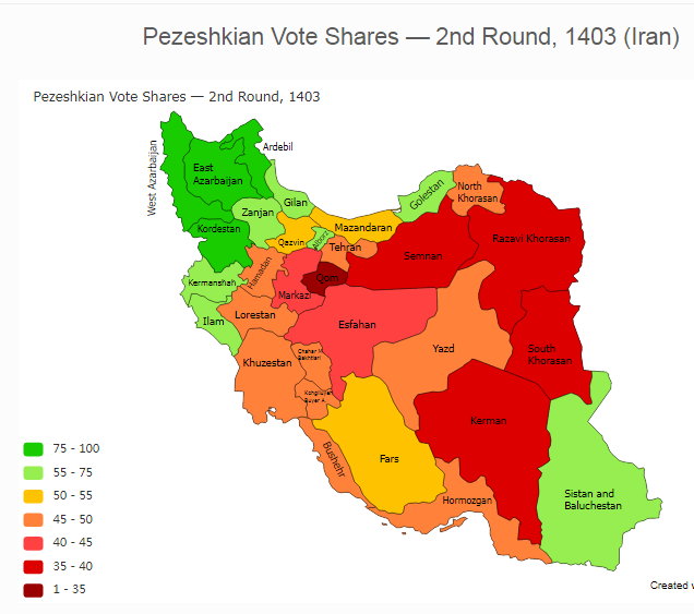 نتایج نهایی چهاردهمین دورة انتخابات ریاست جمهوری و رفتار انتخاباتی مردم را می‎توان بر مبنای چند رویکرد سیاسی، جغرافیایی، و جامعه شناختی و اقتصاد سیاسی تحلیل و ارزیابی نمود. طبعاً تاکید بر رهیافت واحد برای تحلیل چنین پدیده سیاسی ملی و مهم چندان منطقی و رهگشا نخواهد بود. در این چارچوب و بر مبنای رویکردی ترکیبی به اختصار پراکندگی آرای انتخابات بررسی می‎گردد؛